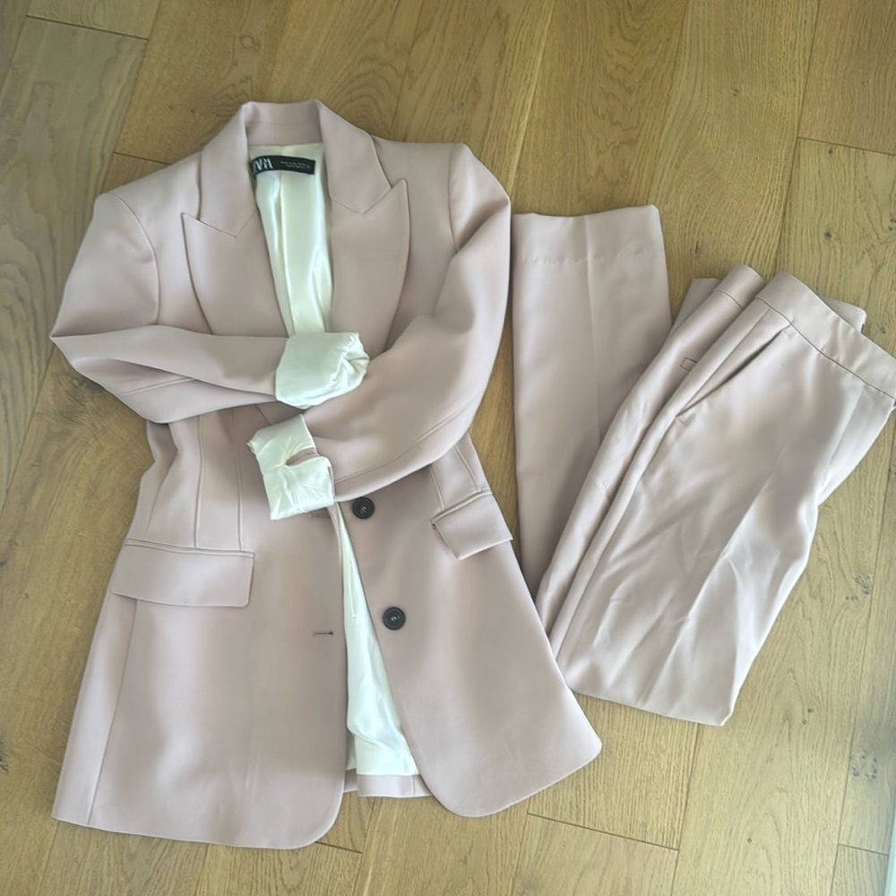 Zara XS Blush Suit